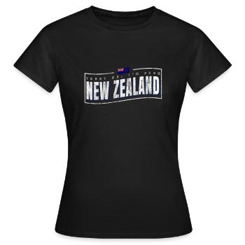 nouvelle-Zélande - T-shirt Femme - noir - Devant - AI Model Female 172 dark (172cm)