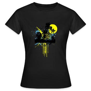 nature - Frauen T-Shirt - Schwarz - Vorne - AI Model Female 172 dark (172cm)