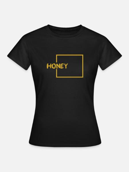 HONEY - Frauen T-Shirt - Schwarz