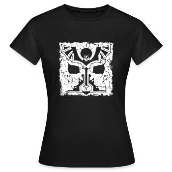 Fledermaus - Frauen T-Shirt - Schwarz - Vorne - AI Model Female 172 dark (172cm)