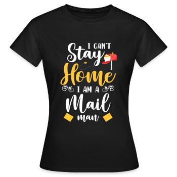Post Paketdienst Kurier - Frauen T-Shirt - Schwarz - Vorne - AI Model Female 172 dark (172cm)