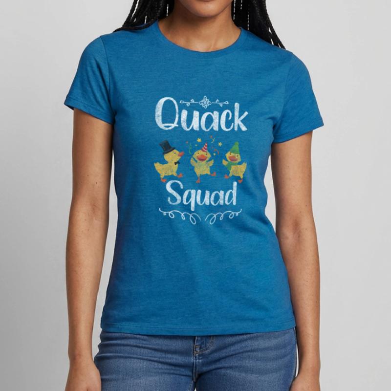 Caneton Bain Baignoire Canard T-shirt Femme