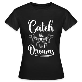 Dream Dreamer Dream - Women's T-Shirt - black - Front - AI Model Female 172 dark (172cm)