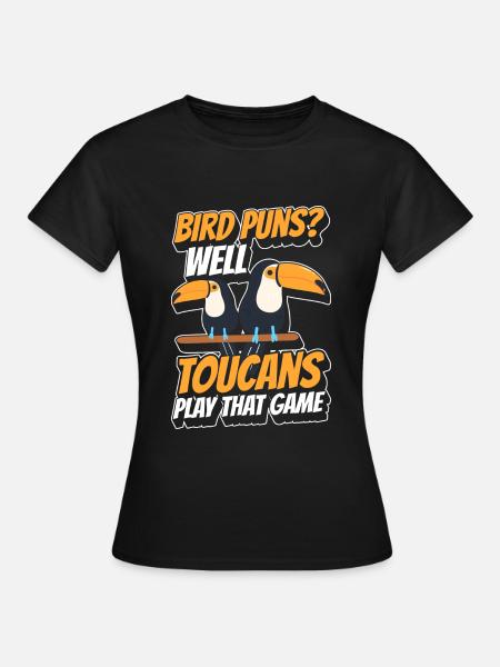 Tukan Tropen - Frauen T-Shirt - Schwarz