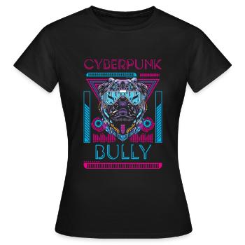 Cyborg Android Neon - Frauen T-Shirt - Schwarz - Vorne - AI Model Female 172 dark (172cm)