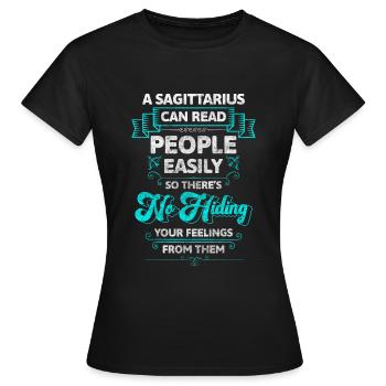 Sternzeichen Geburt Konstellation - Frauen T-Shirt - Schwarz - Vorne - AI Model Female 172 dark (172cm)