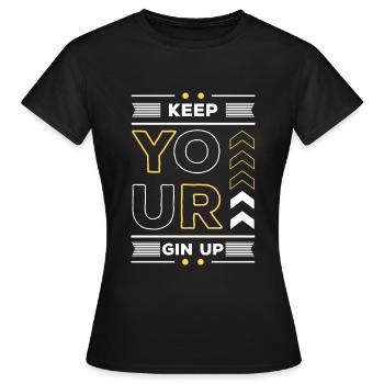 Boissons - T-shirt Femme - noir - Devant - AI Model Female 172 dark (172cm)