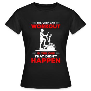 Cross Ausdauer Gesundheit - Frauen T-Shirt - Schwarz - Vorne - AI Model Female 172 dark (172cm)