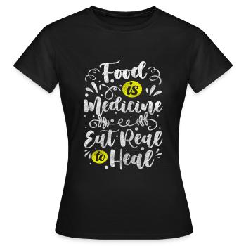 Consultant Vocation Eating Habits Conscious - Women's T-Shirt - black - Front - AI Model Female 172 dark (172cm)