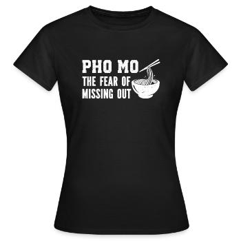 Lustige Pho Vietnamesische Suppe Pho - Frauen T-Shirt - Schwarz - Vorne - AI Model Female 172 dark (172cm)