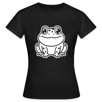 toad - Women's T-Shirt - black - Front - AI Model Female 172 dark (172cm)