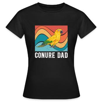 Parakeet Parrot Parakeet Bird - Women's T-Shirt - black - Front - AI Model Female 172 dark (172cm)