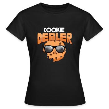 Cookie Dealer Girl Scout Troop Leader Cookie Mom - Frauen T-Shirt - Schwarz - Vorne - AI Model Female 172 dark (172cm)