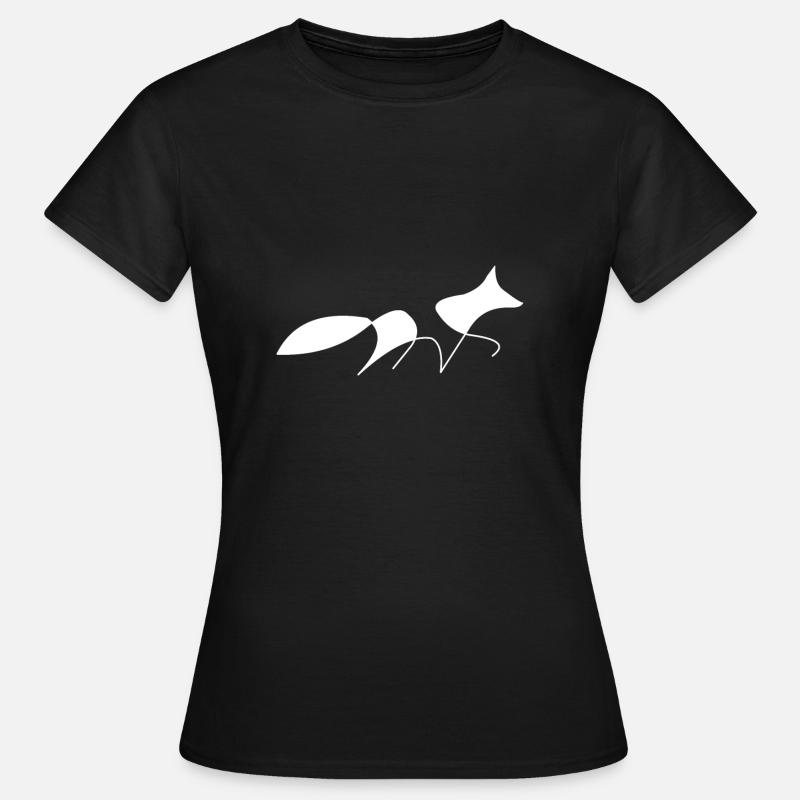 Fox gift idea - Women's T-Shirt - black