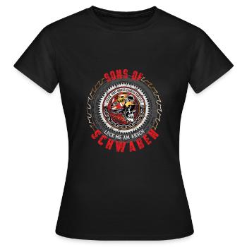 SONS OF SWABS - T-shirt Femme - noir - Devant - AI Model Female 172 dark (172cm)