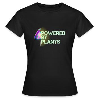 Pilze essen Magic Mushroom Pflanzen - Frauen T-Shirt - Schwarz - Vorne - AI Model Female 172 dark (172cm)