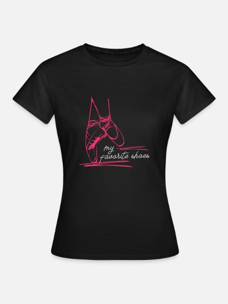 Danse cadeau musique danse ballet - T-shirt Femme - noir