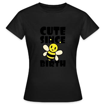 Demonstration Nachhaltig - Frauen T-Shirt - Schwarz - Vorne - AI Model Female 172 dark (172cm)