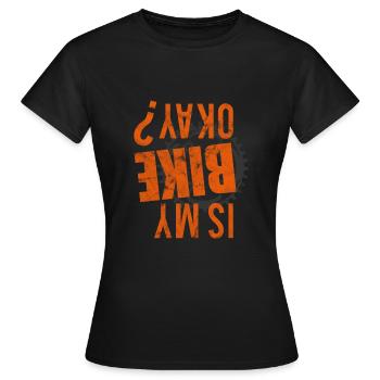 VTT VTT - Vélo d'accord? - T-shirt Femme - noir - Devant - AI Model Female 172 dark (172cm)
