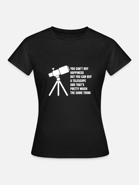 Funny saying astronomy and space travel - Women's T-Shirt - black