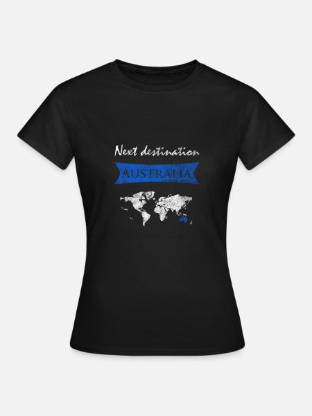 Australie - T-shirt Femme - noir