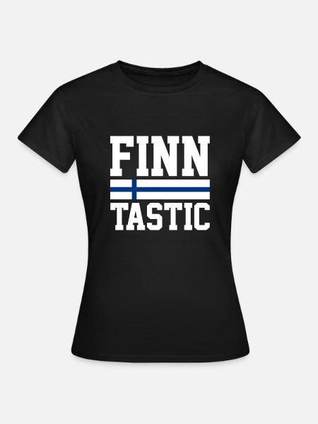 Finnisch Finnisch Finnland - Frauen T-Shirt - Schwarz