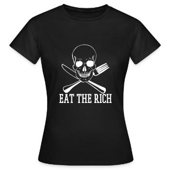 Protest gegen den sozialistischen Kommunisten - Frauen T-Shirt - Schwarz - Vorne - AI Model Female 172 dark (172cm)