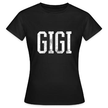 Gigi Großmutter Großmutter Großmutter Familie - Frauen T-Shirt - Schwarz - Vorne - AI Model Female 172 dark (172cm)