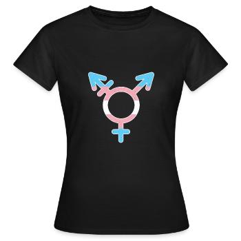 lgbt - Women's T-Shirt - black - Front - AI Model Female 172 dark (172cm)