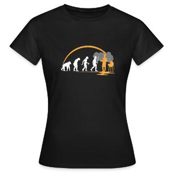 viande - T-shirt Femme - noir - Devant - AI Model Female 172 dark (172cm)