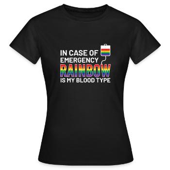 lgBT - Women's T-Shirt - black - Front - AI Model Female 172 dark (172cm)