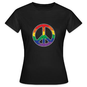 lgBT - T-shirt Femme - noir - Devant - AI Model Female 172 dark (172cm)