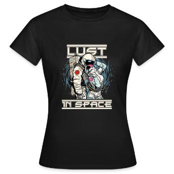 Astronaut coveted in space - Women's T-Shirt - black - Front - AI Model Female 172 dark (172cm)