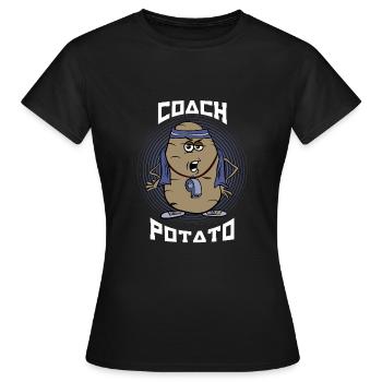 Potato potato - Women's T-Shirt - black - Front - AI Model Female 172 dark (172cm)