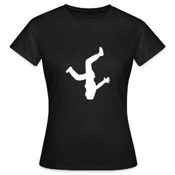 Breakdance Breakdance Breakdancing - Frauen T-Shirt - Schwarz - Vorne - AI Model Female 172 dark (172cm)