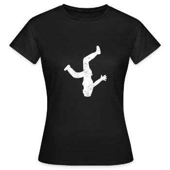 Break Dancing Breakdance Breakdance - Frauen T-Shirt - Schwarz - Vorne - AI Model Female 172 dark (172cm)