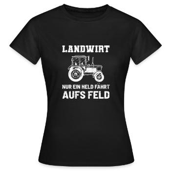 Véhicule agricole - T-shirt Femme - noir - Devant - AI Model Female 172 dark (172cm)