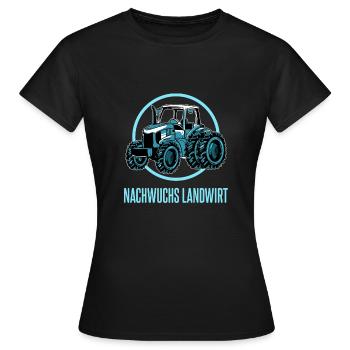 Landwirt Landwirtschaft Landwirtschaft Landwirtsch - Frauen T-Shirt - Schwarz - Vorne - AI Model Female 172 dark (172cm)