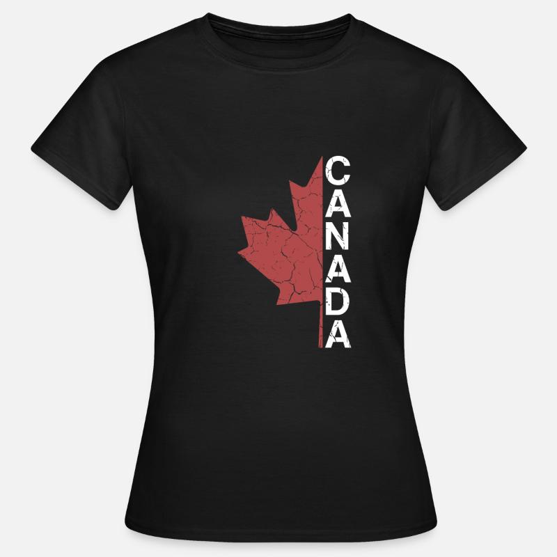 Canada maple leaf | Canada, Canadians, Canada Day - Women's T-Shirt - black