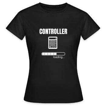 Controller Controlling Occupation Finance Job Gift - Women's T-Shirt - black - Front - AI Model Female 172 dark (172cm)