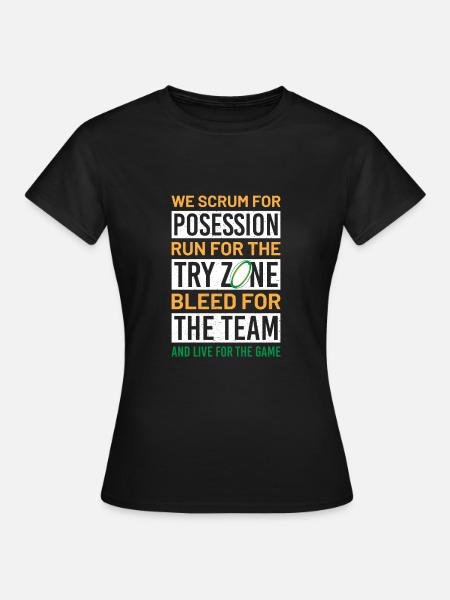 rugby - T-shirt Femme - noir