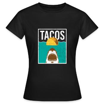 hai taco - T-shirt Femme - noir - Devant - AI Model Female 172 dark (172cm)