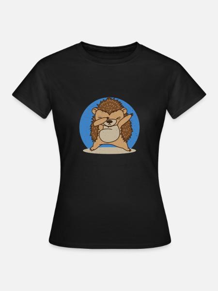 hérisson - T-shirt Femme - noir