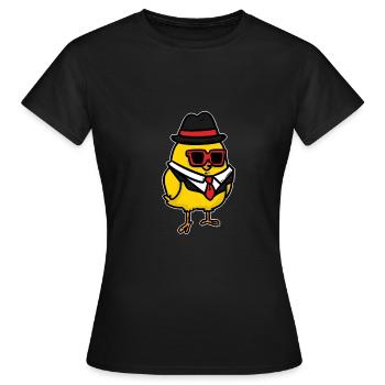Patron Chick - T-shirt Femme - noir - Devant - AI Model Female 172 dark (172cm)