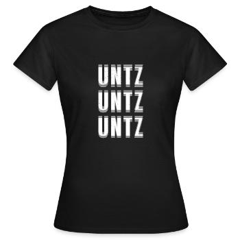 Untz Druffi Keta Koks Teile Ecstasy - Frauen T-Shirt - Schwarz - Vorne - AI Model Female 172 dark (172cm)