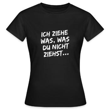 Ich ziehe was was du nicht ziehst Techno Rave Koks - Frauen T-Shirt - Schwarz - Vorne - AI Model Female 172 dark (172cm)