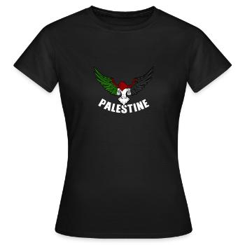 Free Gaza Liberté de Palestine libre pour la Palestine - T-shirt Femme - noir - Devant - AI Model Female 172 dark (172cm)