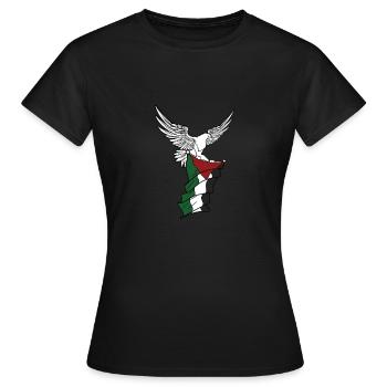 Liberté pour la Palestine Drapeau palestinien Gaza - T-shirt Femme - noir - Devant - AI Model Female 172 dark (172cm)