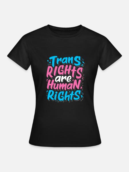LGBTQ transgender stolthet - T-skjorte for kvinner - svart