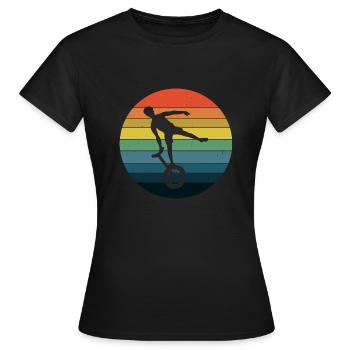 Monocycle monocycle monocycle monocycle monocycle - T-shirt Femme - noir - Devant - AI Model Female 172 dark (172cm)